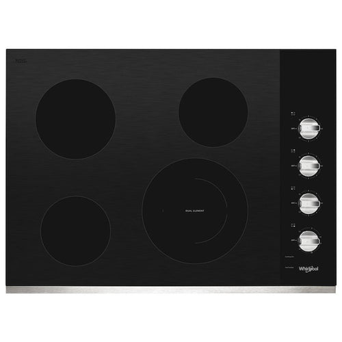 Electric Cooktop Whirlpool WCE55US0HS Four elements
