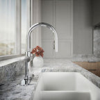 Kitchen Faucet Kohler K-22972-CP High-arc kitchen faucet