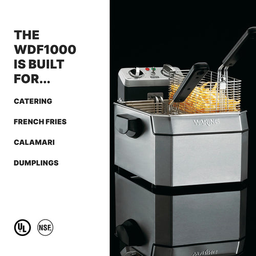 Deep Fryer Waring WDF1000 10 lb oil capacity