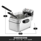 Deep Fryer Waring WDF1000 10 lb oil capacity