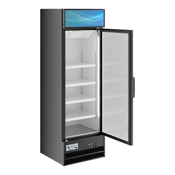 Commercial Refrigerator Avantco GDC-15-HC 13.5 Cu Ft Black Right-Hinged