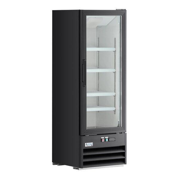 Commercial Refrigerator Avantco GDC-10-HC 8.5 Cu Ft Black Right-Hinged