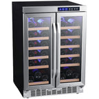 Wine Cooler EdgeStar CWR362FD 36-Bottle Dual-Zone French Door