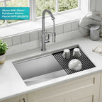 Stainless Steel Kitchen Sink Kraus KWU110-32 Single bowl