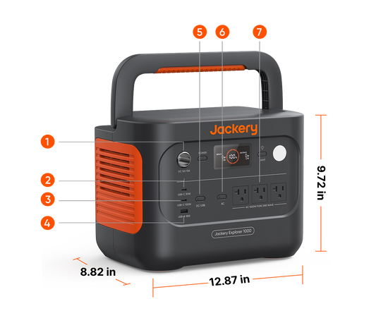 portable power station Jackery Explorer 1000 v2 / JE-1000D — 1,070Wh standalone