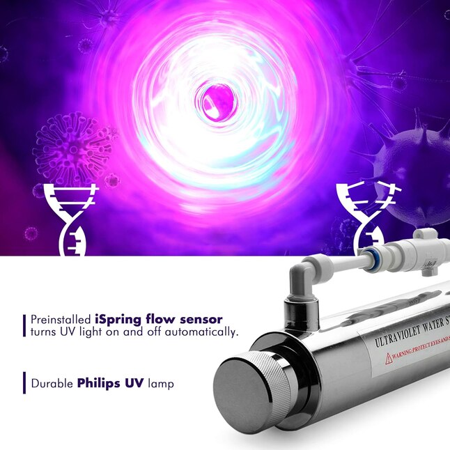 Reverse Osmosis System iSpring RCC7AK-UV 75 GPD Alkaline UV