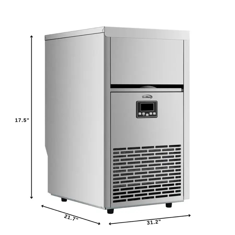 Undercounter Ice Maker KoolMore KM-CIM100-CRSS 33 lb storage