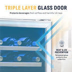 Wine Cooler NewAir AWR-460DB 46-Bottle Dual-Zone Built-In