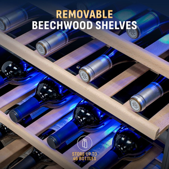 Wine Cooler NewAir AWR-460DB 46-Bottle Dual-Zone Built-In
