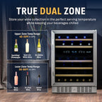 Wine Cooler NewAir AWR-460DB 46-Bottle Dual-Zone Built-In