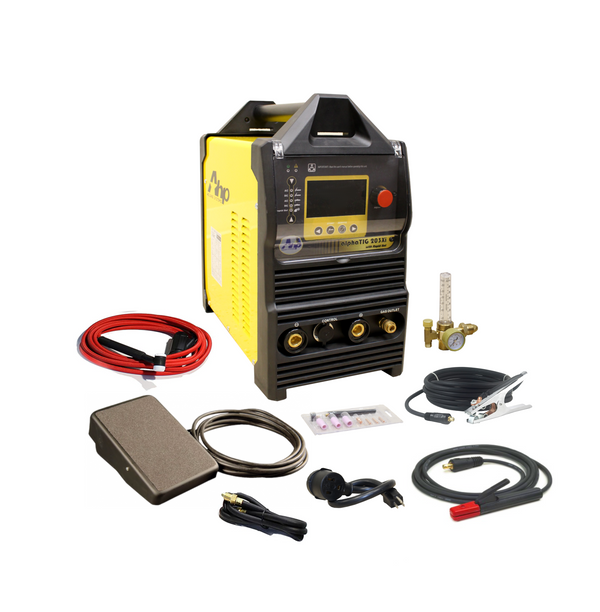 aluminum tig welder AHP AlphaTIG 203Xi — 110/220V, 200A