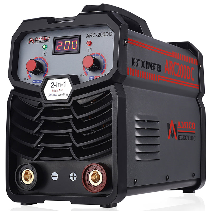 arc welder Amico ARC-200DC — 200A dual-voltage Stick/Lift-TIG