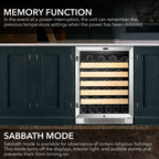 Wine Cooler Whynter BWR-541STS 54-Bottle 24-Inch Built-In