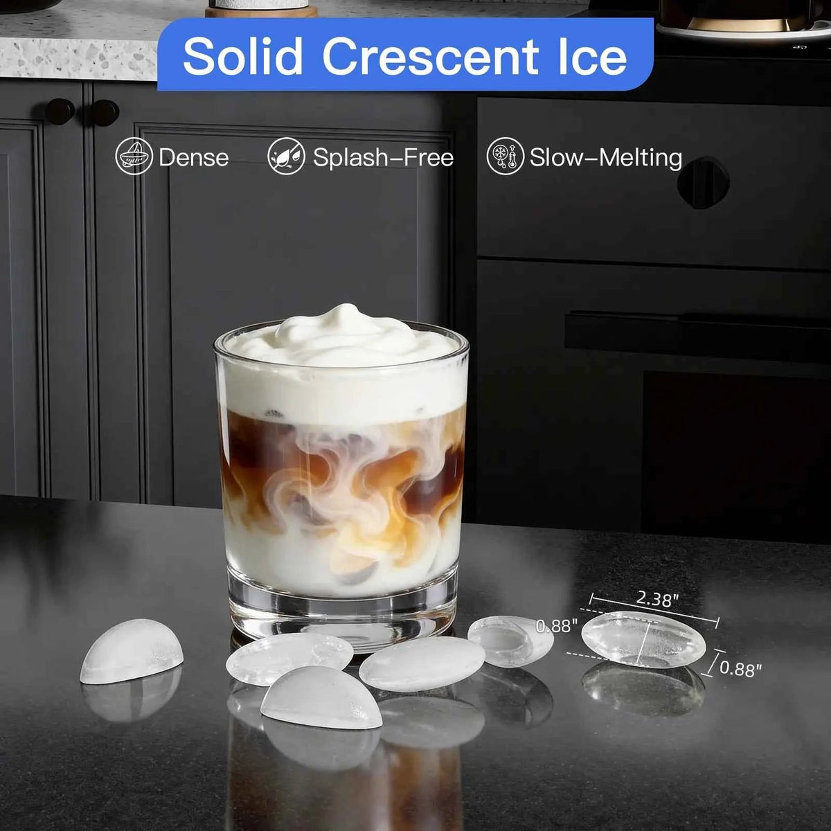 Undercounter Ice Maker COTLIN IMC25BI 22 lb storage
