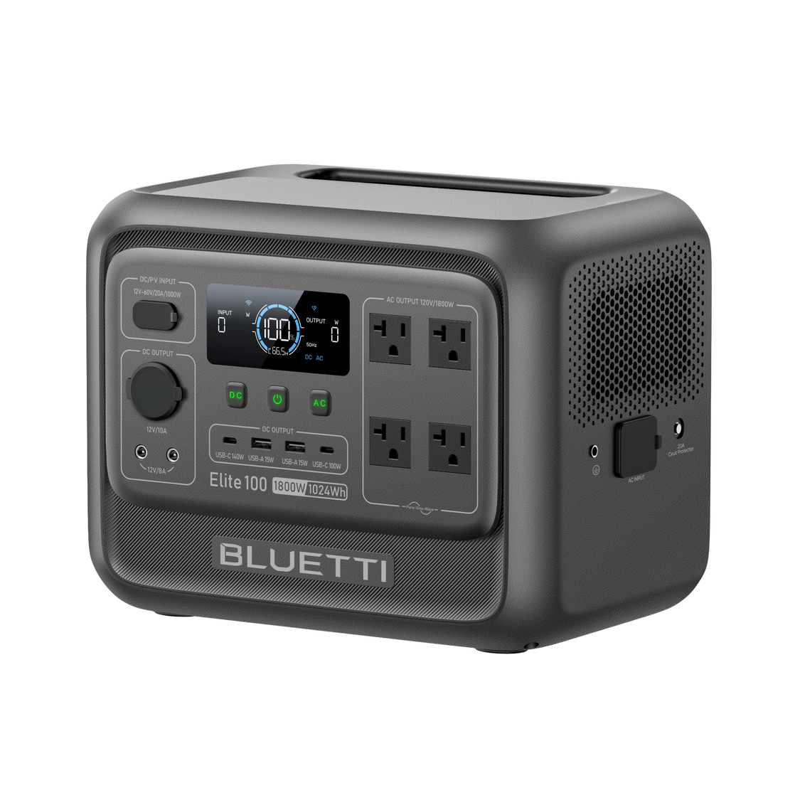 portable power station BLUETTI Elite 100 V2 — 1,024Wh standalone