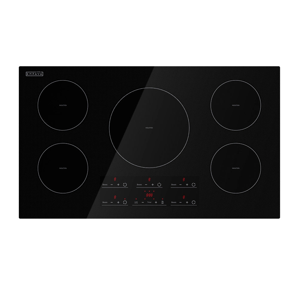 Induction Cooktop Empava EMPV-IDC36 36-Inch Five-Zone 240V