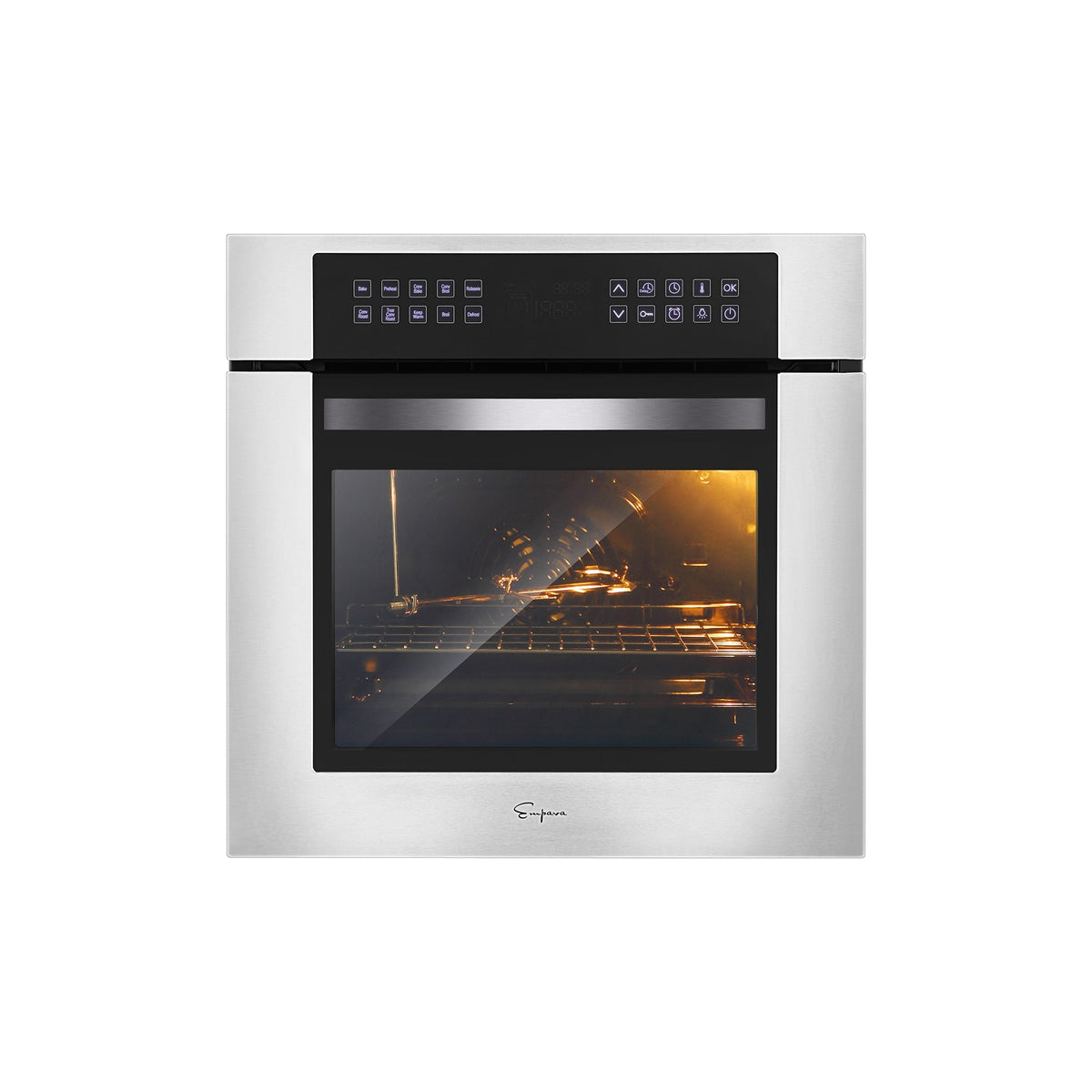 Wall Oven Empava EMPV-24WOC02 24-inch stainless electric convection wall oven