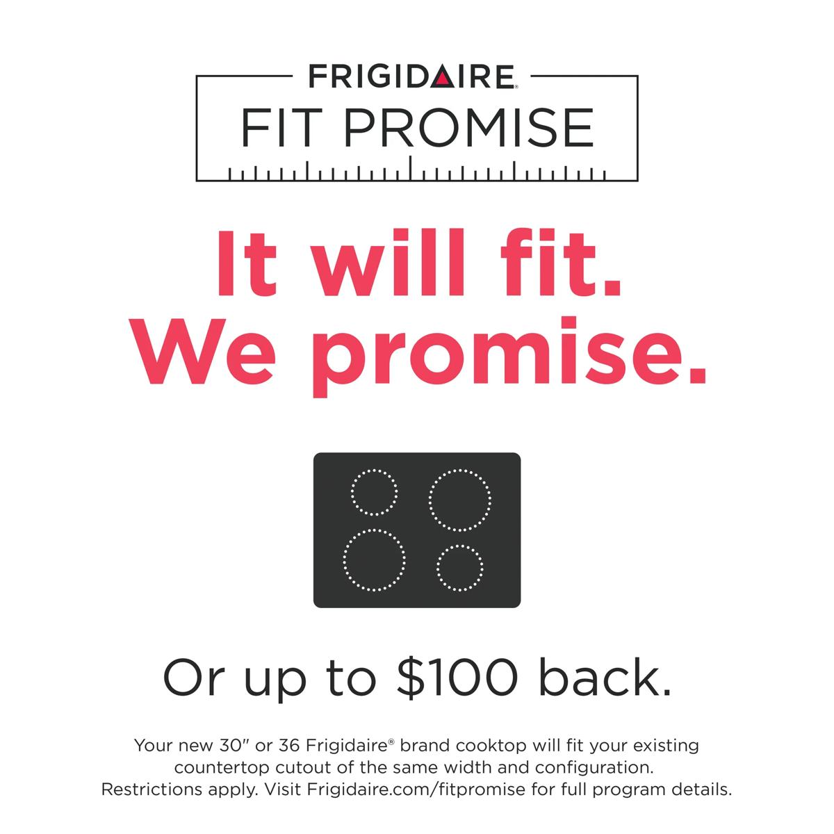 Electric Cooktop Frigidaire FFEC3025UB Four elements