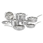 Stainless Steel Cookware Set Cuisinart MCPS-12N 12 pieces