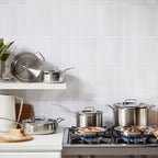 Stainless Steel Cookware Set Cuisinart MCPS-12N 12 pieces