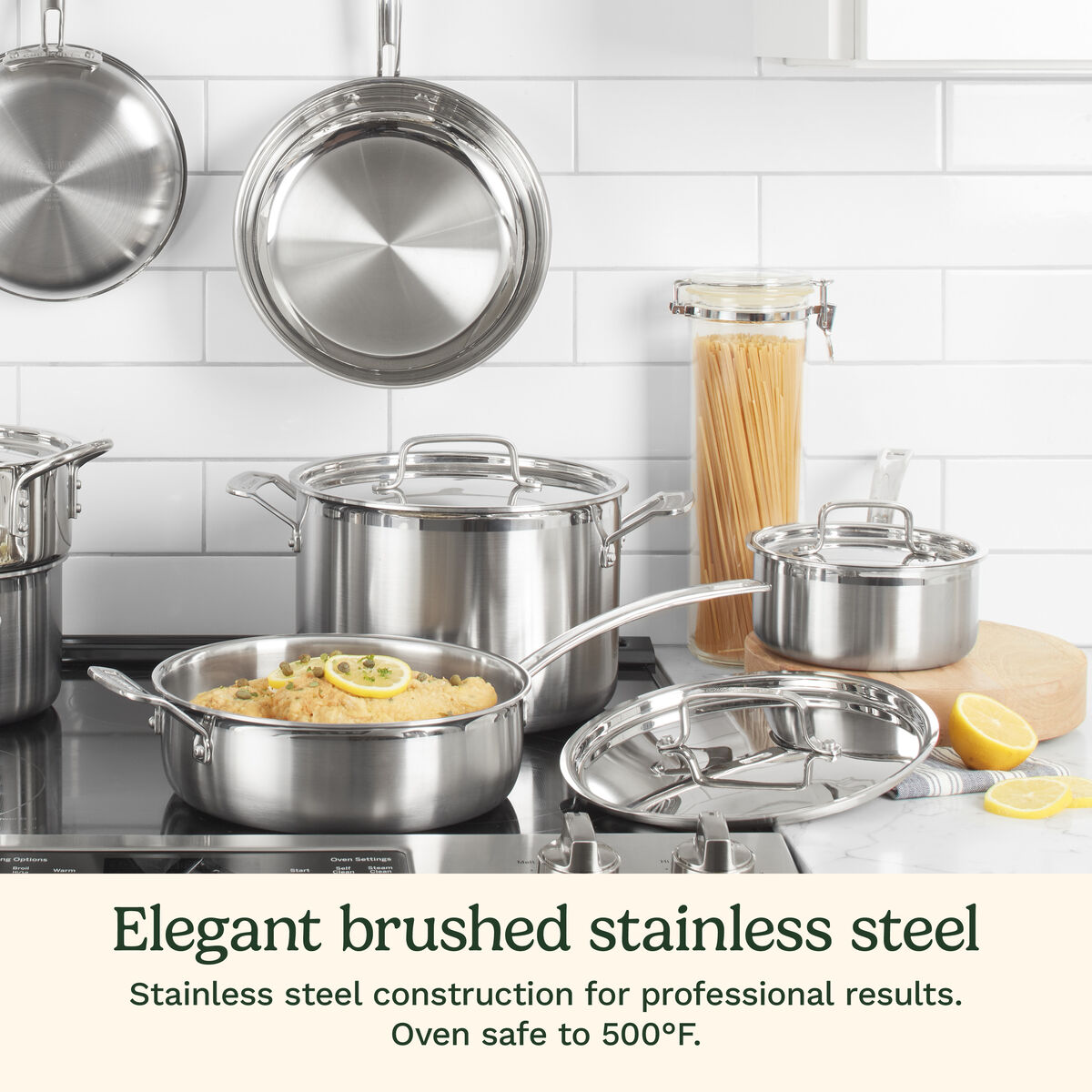 Stainless Steel Cookware Set Cuisinart MCPS-12N 12 pieces
