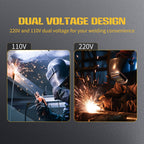 flux core welder SSIMDER MIG-140S — 110/220V 140A flux-core MIG / Stick / Lift-TIG kit