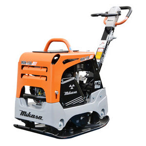 plate compactor Multiquip Mikasa MVH158GH — 6,070-lbf Honda-powered reversible plate compactor