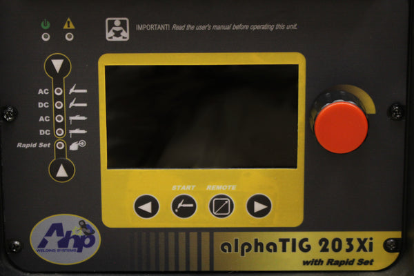 aluminum tig welder AHP AlphaTIG 203Xi — 110/220V, 200A