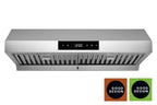 Under Cabinet Range Hood Hauslane UC-PS18SS-30 30-Inch Stainless Steel 860 CFM