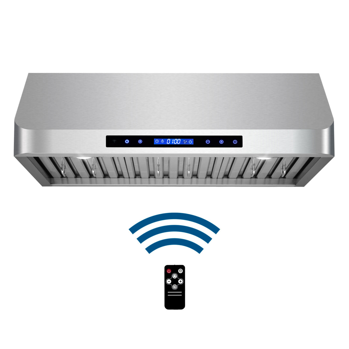 Under Cabinet Range Hood Cosmo COS-QS75 30-Inch Stainless Steel 500 CFM