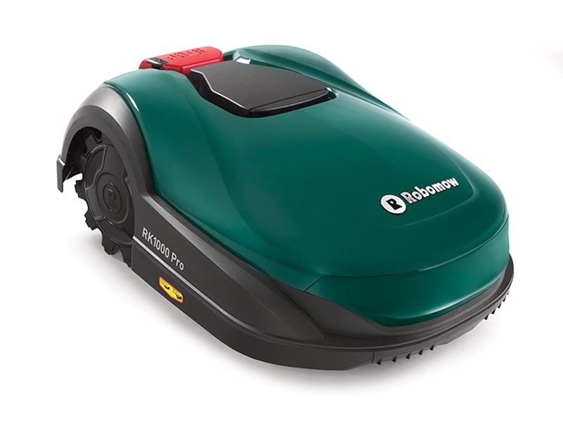 robot lawn mower Robomow RK1000 — up to 0.25 acre boundary-wire system