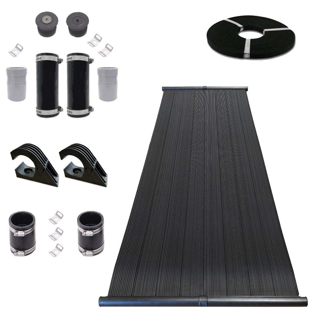solar pool heater Solar Pool Supply / SwimEasy SwimEasy DIY Kit — 80 sq ft — 80-square-foot kit with two 4x10-foot collectors