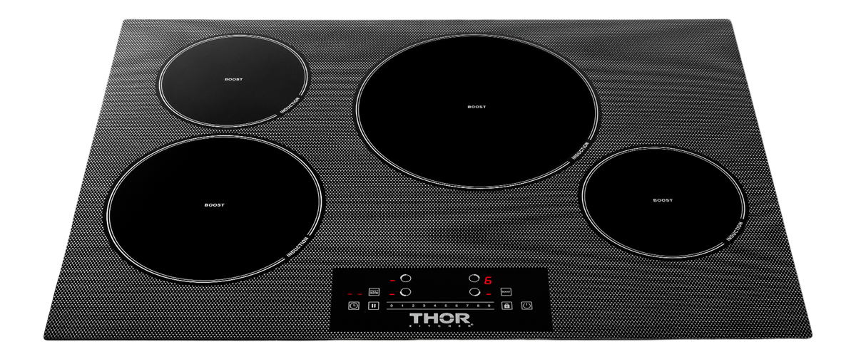 Induction Cooktop Thor Kitchen TIH30 30-Inch Four-Element 7,200W