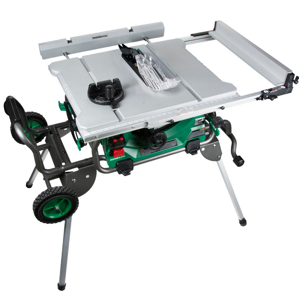 portable table saw Metabo HPT C10RJS — 35-inch rip capacity