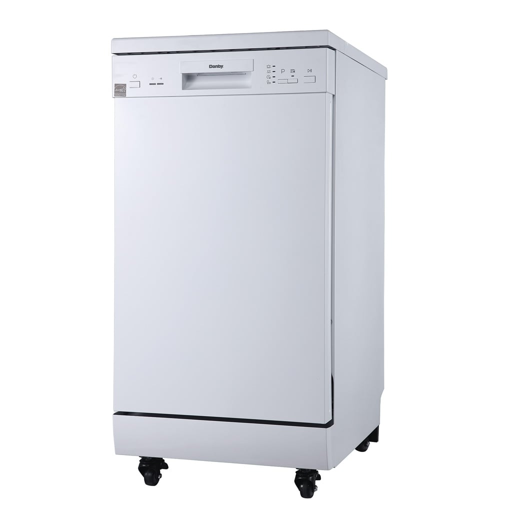 Portable Dishwasher Danby DDW1805EWP 18-Inch White 8-Place-Setting