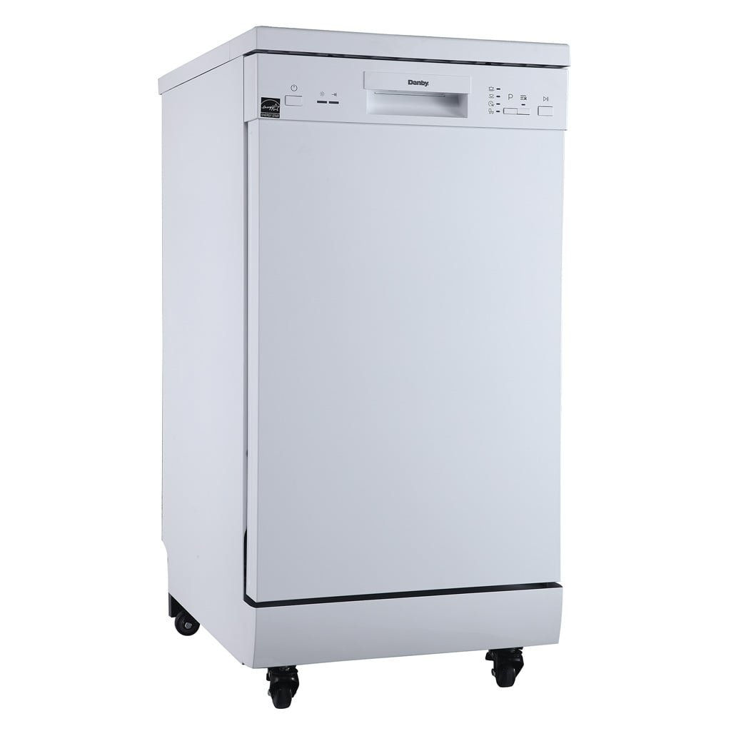 Portable Dishwasher Danby DDW1805EWP 18-Inch White 8-Place-Setting