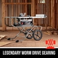 portable table saw SKILSAW SPT99-11 — Rolling stand, 30.5-inch rip