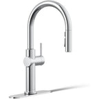 Kitchen Faucet Kohler K-22972-CP High-arc kitchen faucet