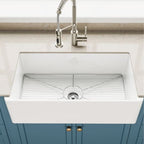 Farmhouse Kitchen Sink Kraus KFR1-33GWH Single bowl