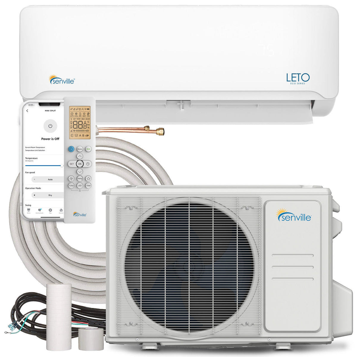 mini split ac and heat Senville SENL-18CD — Single-zone inverter