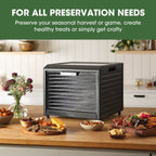 Food Dehydrator Excalibur DH10SSSS13 10 Stainless Trays 800W